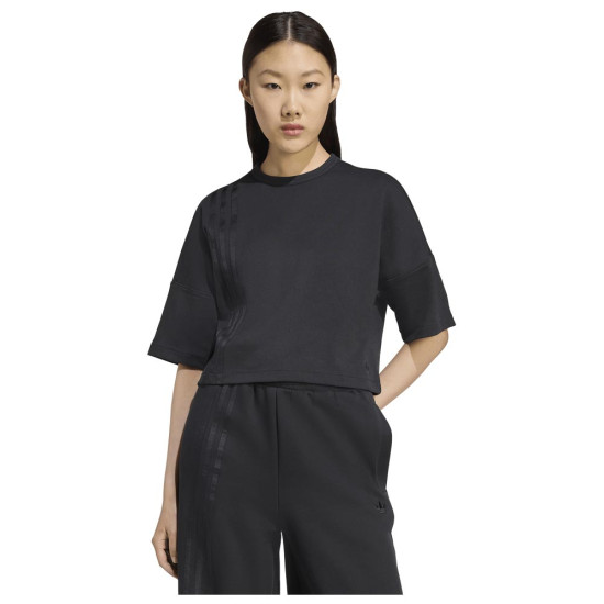 Adidas Γυναικεία κοντομάνικη μπλούζα Off Placed 3-Stripes Tee